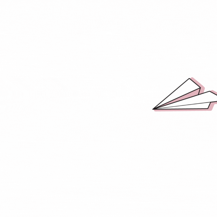 paperplane gif animation